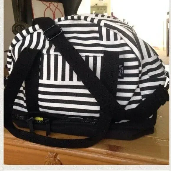 kate spade Bags Kate Spade Saturday Striped Weekender Travel Tote Shoulder Bag 2 W Strap Poshmark
